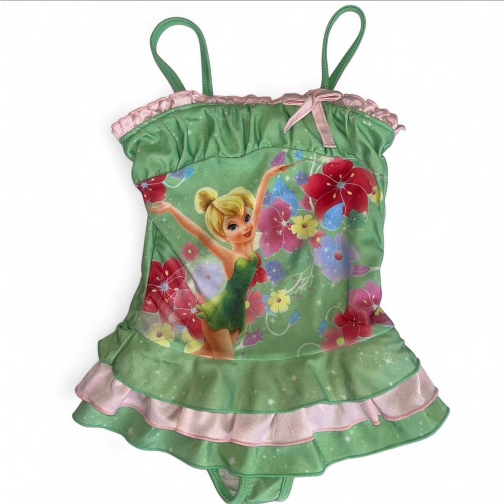 Vintage Tinker Bell Girls Swim Dress size 4T